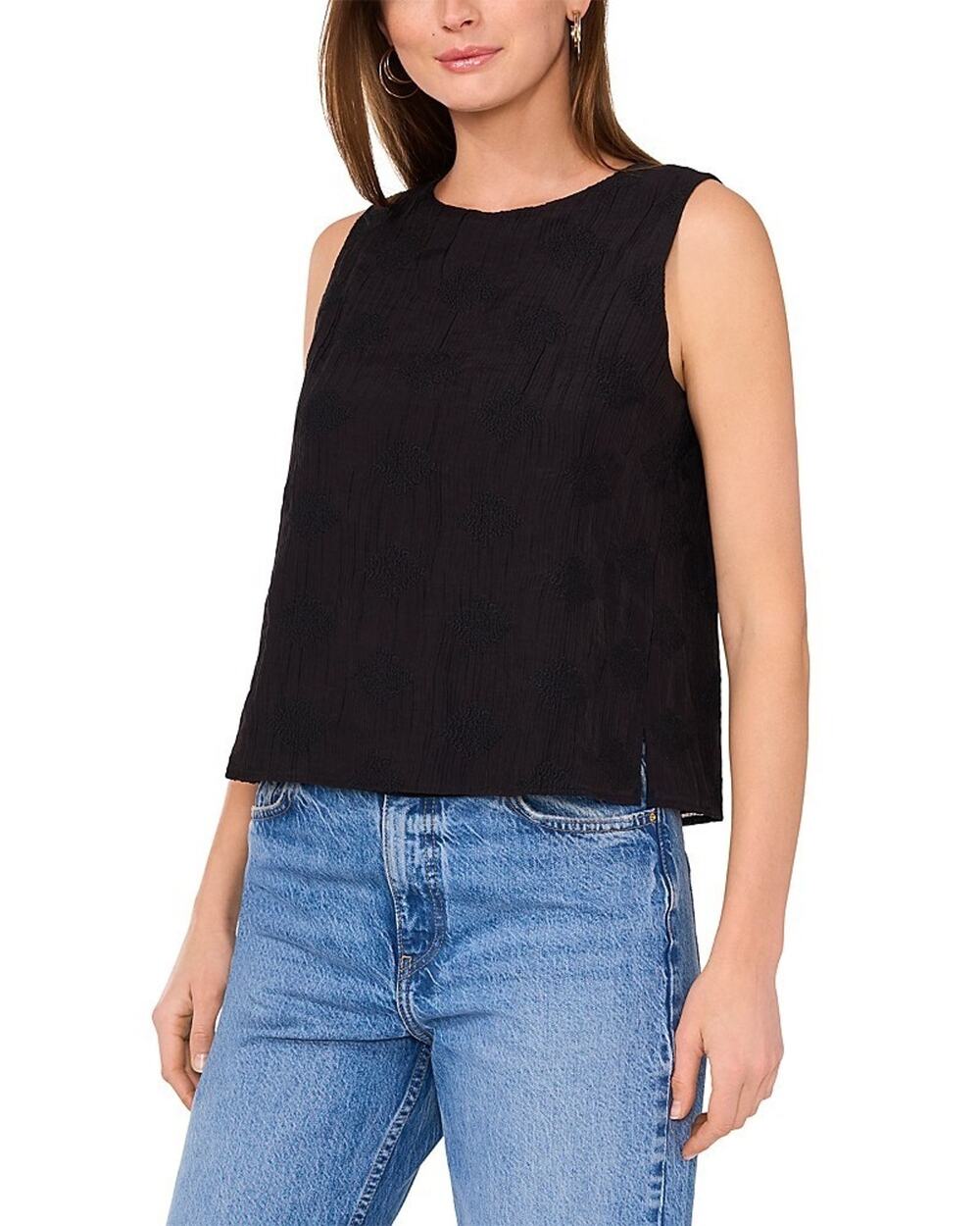 Vince Camuto Women's Sleeveless Blouse Black Size M 4005
